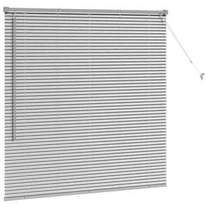 Tenda per Finestra con tende Argento 80 x 130 cm Alluminio 42005904