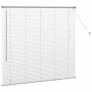 Tenda per Finestra con tende Argento 80 x 130 cm Alluminio 42005905