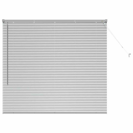 Tenda per Finestra con tende Argento 80 x 130 cm Alluminio 42005905