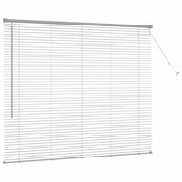 Tenda per Finestra con tende Argento 80 x 130 cm Alluminio 42005908