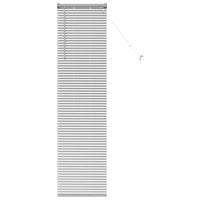 Tenda per Finestra con tende Argento 80 x 130 cm Alluminio 42005910