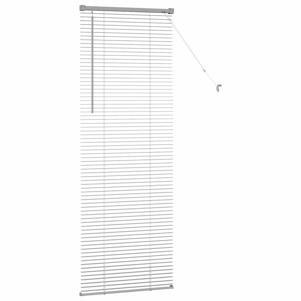 Tenda per Finestra con tende Argento 80 x 130 cm Alluminio 42005913