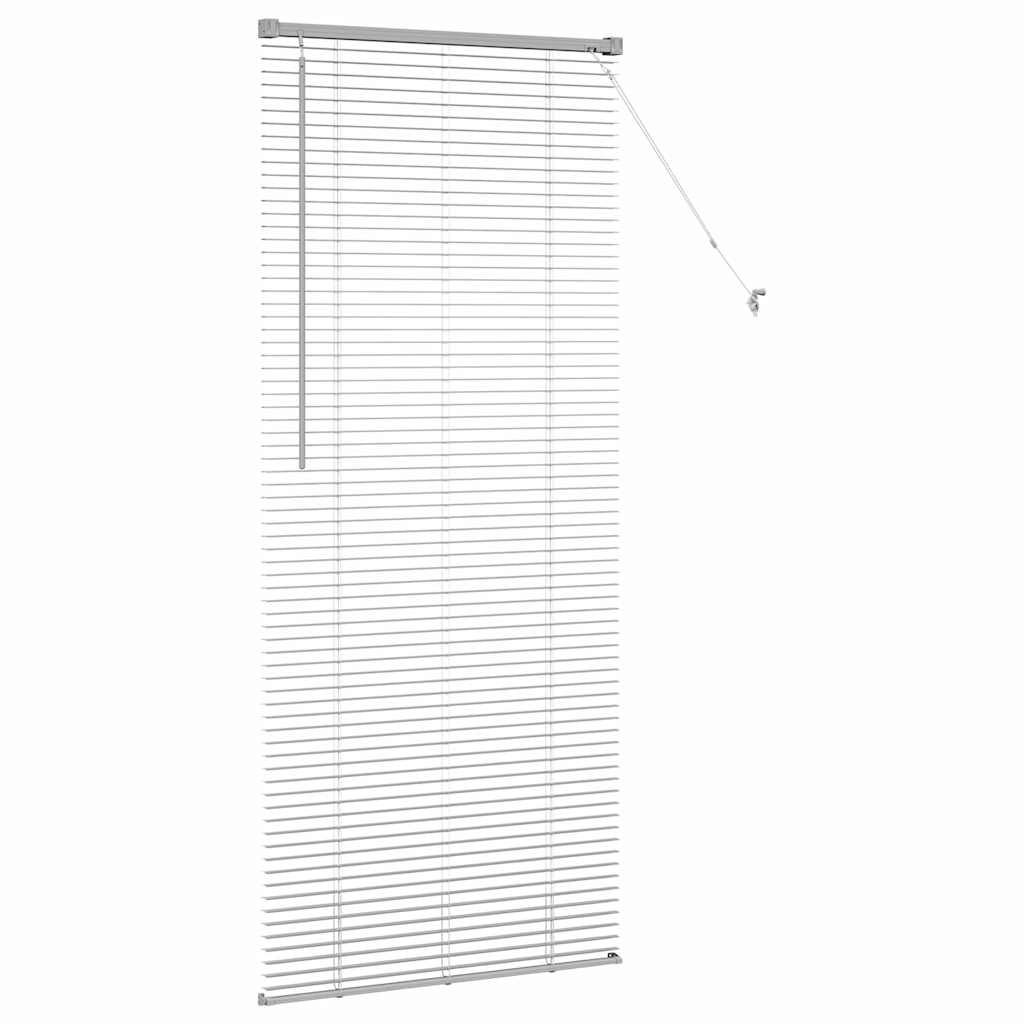 Tenda per Finestra con tende Argento 80 x 130 cm Alluminio 42005916