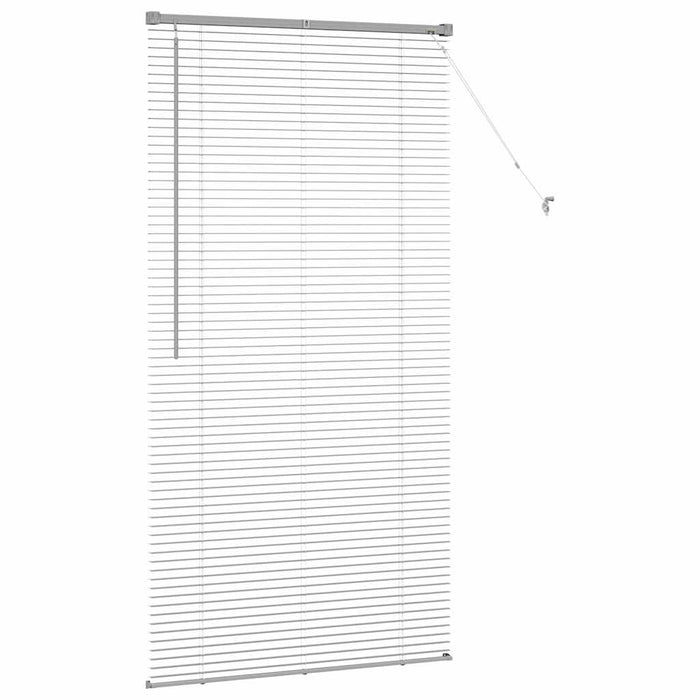 Tenda per Finestra con tende Argento 85 x 175 cm Alluminio 42005919