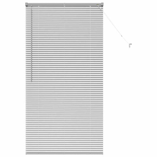 Tenda per Finestra con tende Argento 85 x 175 cm Alluminio 42005919