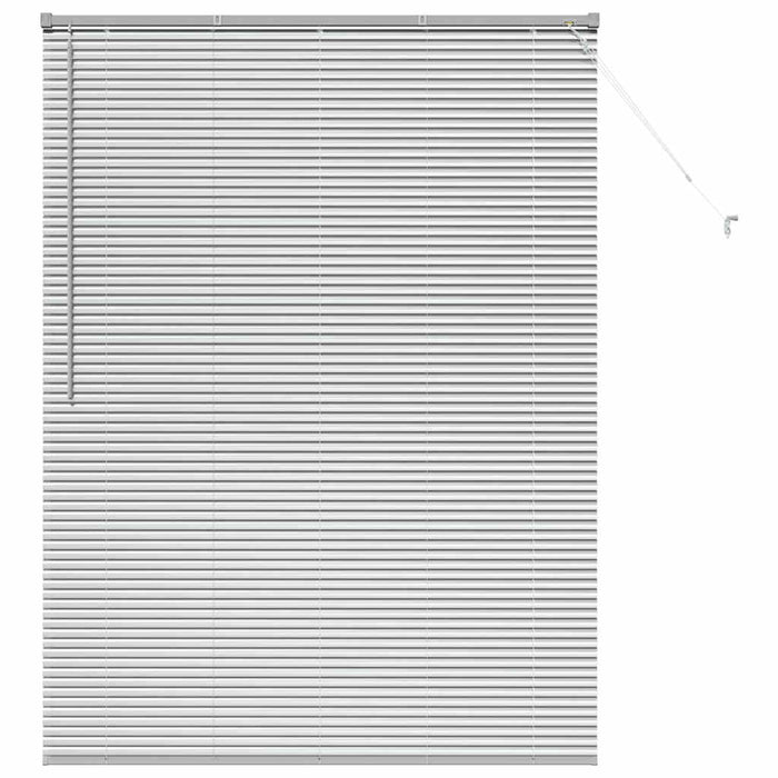 Tenda per Finestra con tende Altro Argento 135 x 175 cm Alluminio 42005929