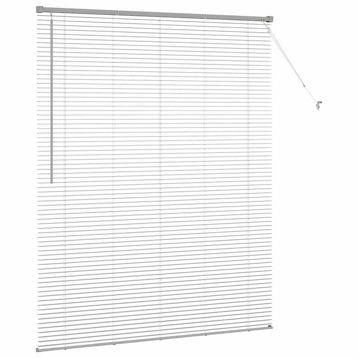 Tenda per Finestra con tende Altro Argento 80 x 130 cm Alluminio 42005931