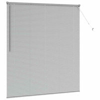 Tenda per Finestra con tende Altro Argento 80 x 130 cm Alluminio 42005933