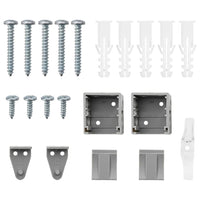 Tenda per Finestra con tende Altro Argento 60 x 220 cm Alluminio 42005939