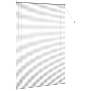 Tenda per Finestra con tende Altro Argento 150 x 220 cm Alluminio 42005957