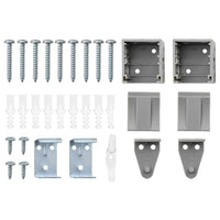 Tenda per Finestra con tende Altro Argento 155 x 220 cm Alluminio 42005958