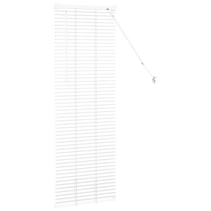 Tenda per Finestra con tende Altro Bianco 80 x 130 cm Alluminio 42005961