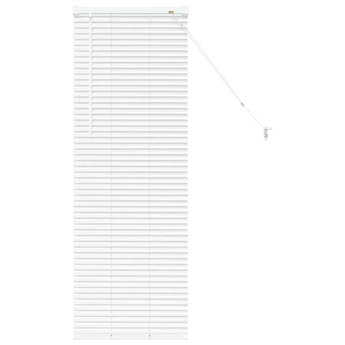 vidaXL Tenda per Finestra con tende Manuale Bianco Alluminio