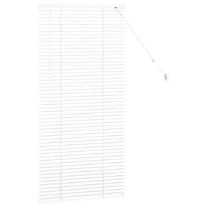 Tenda per Finestra con tende Altro Bianco 80 x 130 cm Alluminio 42005963