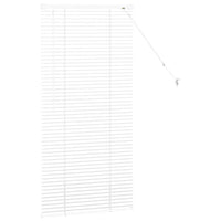 vidaXL Tenda per Finestra con tende Manuale Bianco Alluminio
