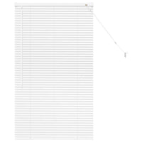 Tenda per Finestra con tende Altro Bianco 80 x 130 cm Alluminio 42005968