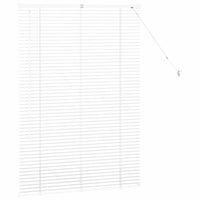 Tenda per Finestra con tende Altro Bianco 80 x 130 cm Alluminio 42005970