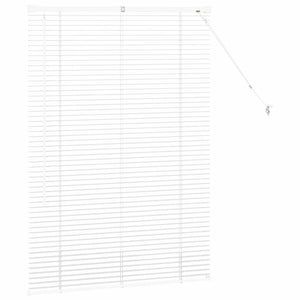 Tenda per Finestra con tende Altro Bianco 80 x 130 cm Alluminio 42005970