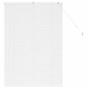 Tenda per Finestra con tende Altro Bianco 80 x 130 cm Alluminio 42005970