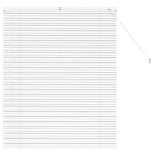 Tenda per Finestra con tende Altro Bianco 100 x 130 cm Alluminio 42005972