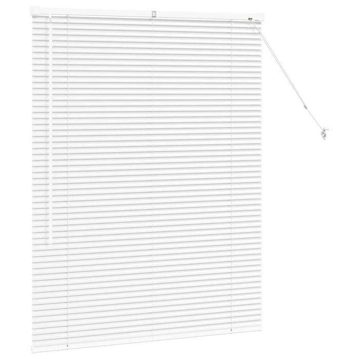 Tenda per Finestra con tende Altro Bianco 105 x 130 cm Alluminio 42005973