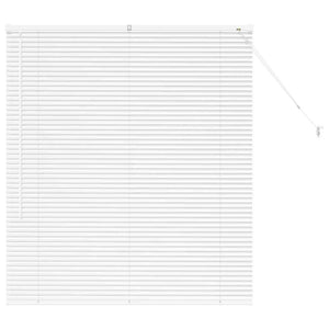 Tenda per Finestra con tende Altro Bianco 110 x 130 cm Alluminio 42005974