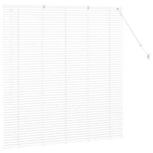 Tenda per Finestra con tende Altro Bianco 130 x 130 cm Alluminio 42005978