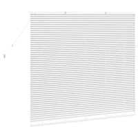vidaXL Tenda per Finestra con tende Manuale Bianco Alluminio
