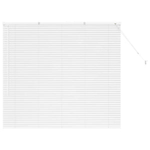 Tenda per Finestra con tende Altro Bianco 80 x 130 cm Alluminio 42005981