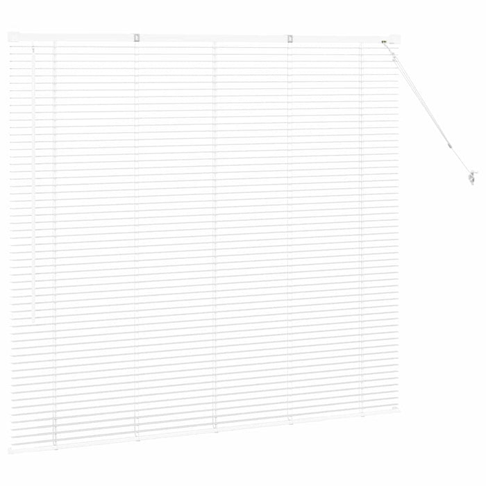 Tenda per Finestra con tende Altro Bianco 80 x 130 cm Alluminio 42005982