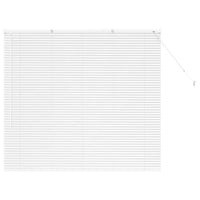 Tenda per Finestra con tende Altro Bianco 80 x 130 cm Alluminio 42005982