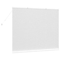 vidaXL Tenda per Finestra con tende Manuale Bianco Alluminio