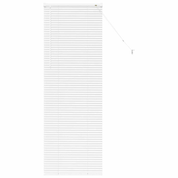 vidaXL Tenda per Finestra con tende Manuale Bianco Alluminio