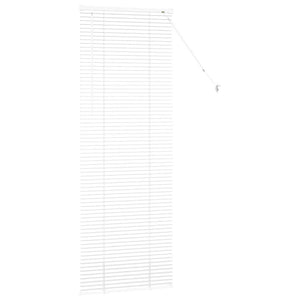 Tenda per Finestra con tende Altro Bianco 80 x 130 cm Alluminio 42005989