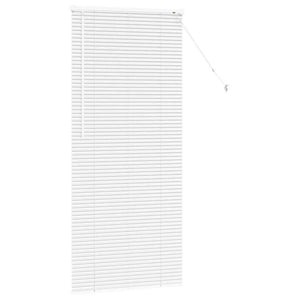 Tenda per Finestra con tende Altro Bianco 80 x 130 cm Alluminio 42005991