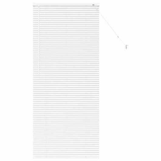 Tenda per Finestra con tende Altro Bianco 80 x 130 cm Alluminio 42005991