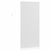 Tenda per Finestra con tende Altro Bianco 80 x 130 cm Alluminio 42005992