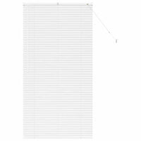 Tenda per Finestra con tende Altro Bianco 80 x 130 cm Alluminio 42005996