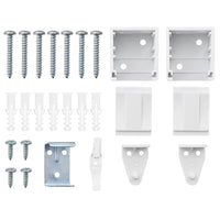 Tenda per Finestra con tende Altro Bianco 80 x 130 cm Alluminio 42005999