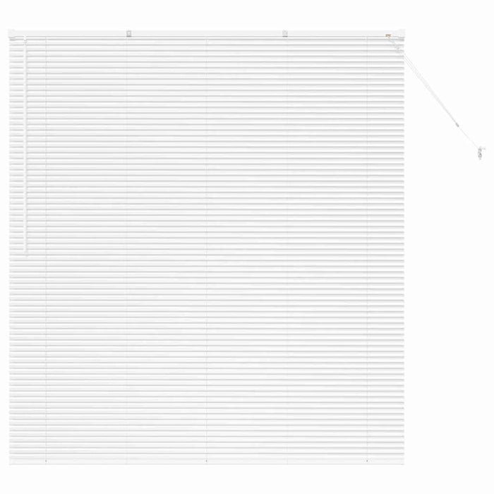 vidaXL Tenda per Finestra con tende Manuale Bianco Alluminio