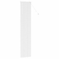 vidaXL Tenda per Finestra con tende Manuale Bianco Alluminio