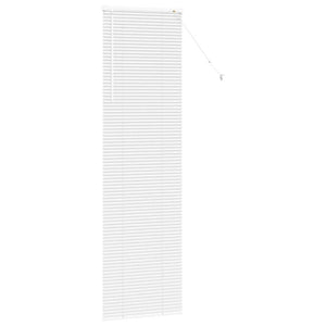 vidaXL Tenda per Finestra con tende Manuale Bianco Alluminio