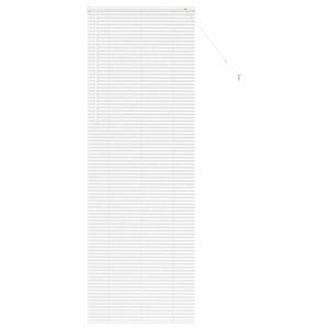 vidaXL Tenda per Finestra con tende Manuale Bianco Alluminio