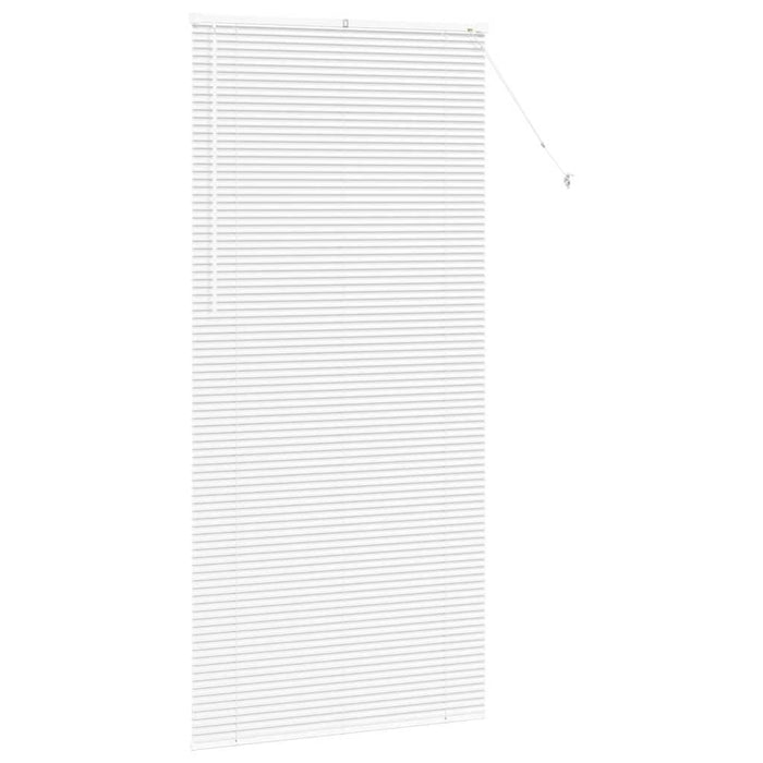 Tenda per Finestra con tende Altro Bianco 100 x 220 cm Alluminio 42006022