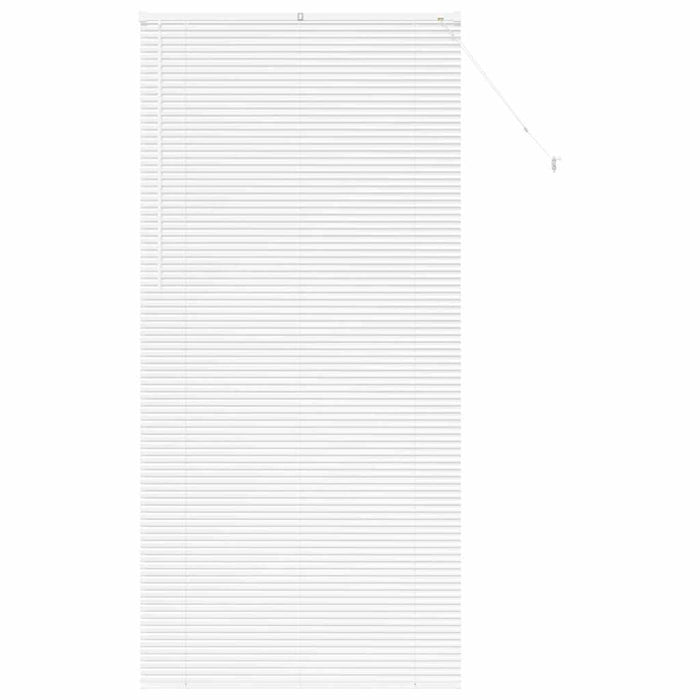 vidaXL Tenda per Finestra con tende Manuale Bianco Alluminio