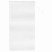 vidaXL Tenda per Finestra con tende Manuale Bianco Alluminio