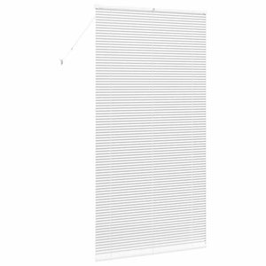 vidaXL Tenda per Finestra con tende Manuale Bianco Alluminio
