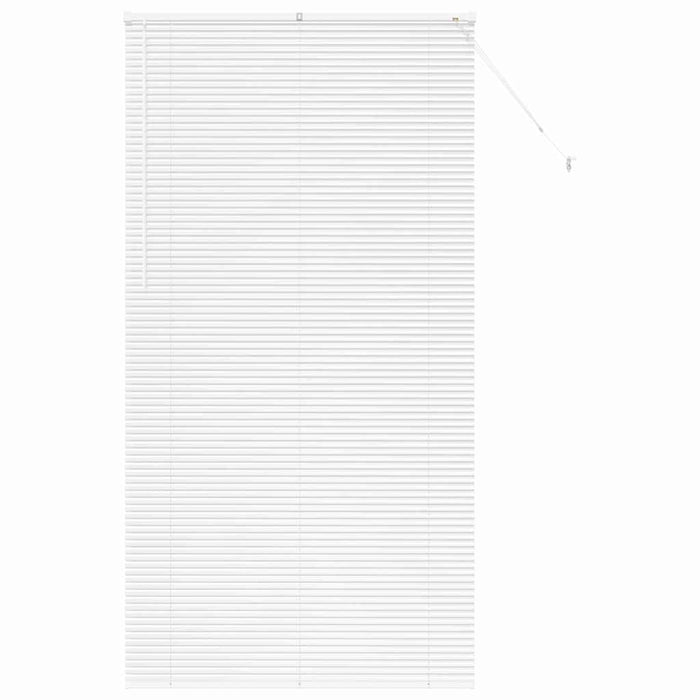 vidaXL Tenda per Finestra con tende Manuale Bianco Alluminio