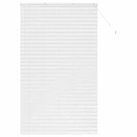 vidaXL Tenda per Finestra con tende Manuale Bianco Alluminio