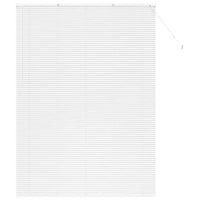 vidaXL Tenda per Finestra con tende Manuale Bianco Alluminio